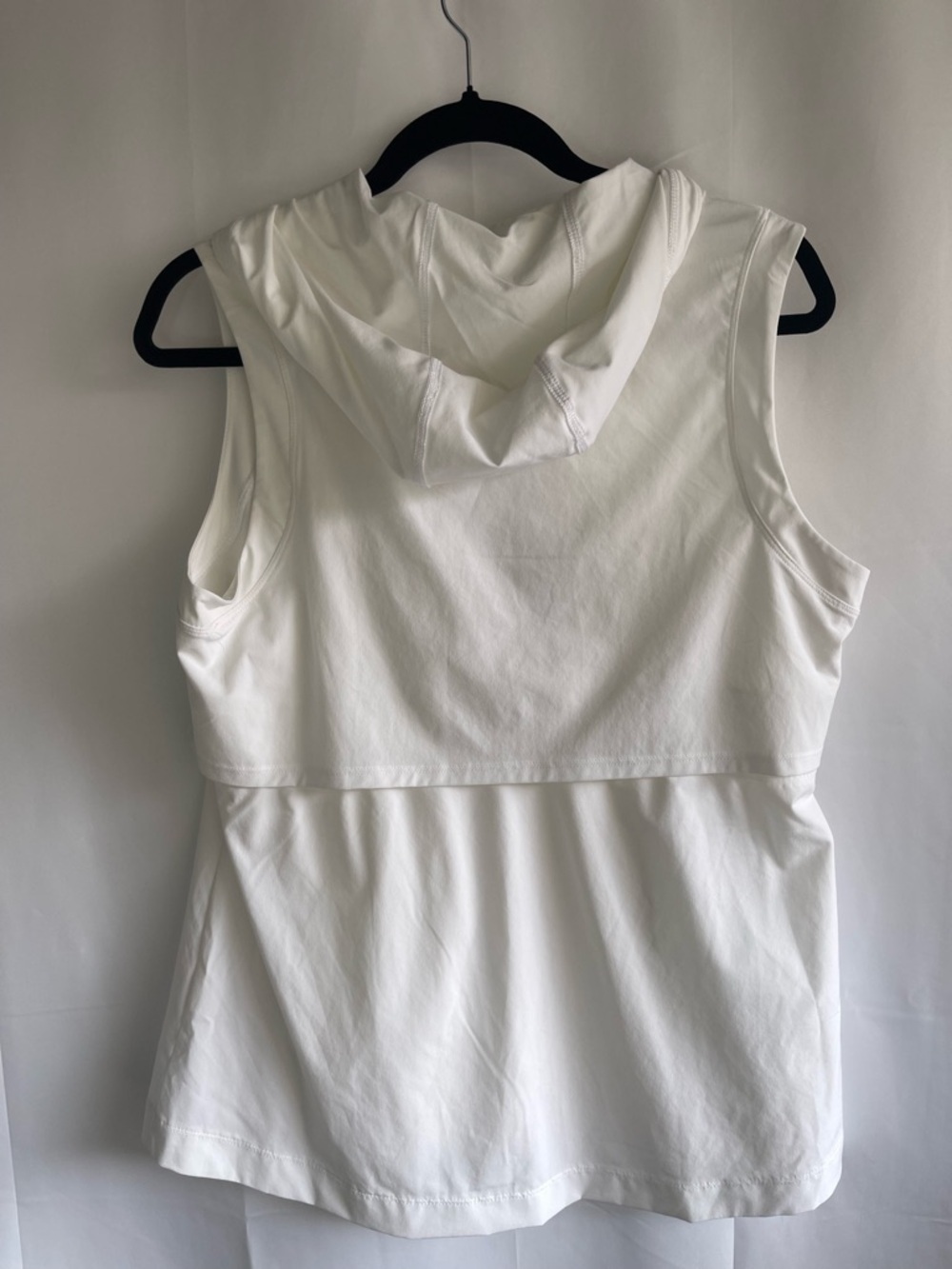 CALIA by Carrie Underwood White Athletic Hooded Vest - Picture 7 of 10